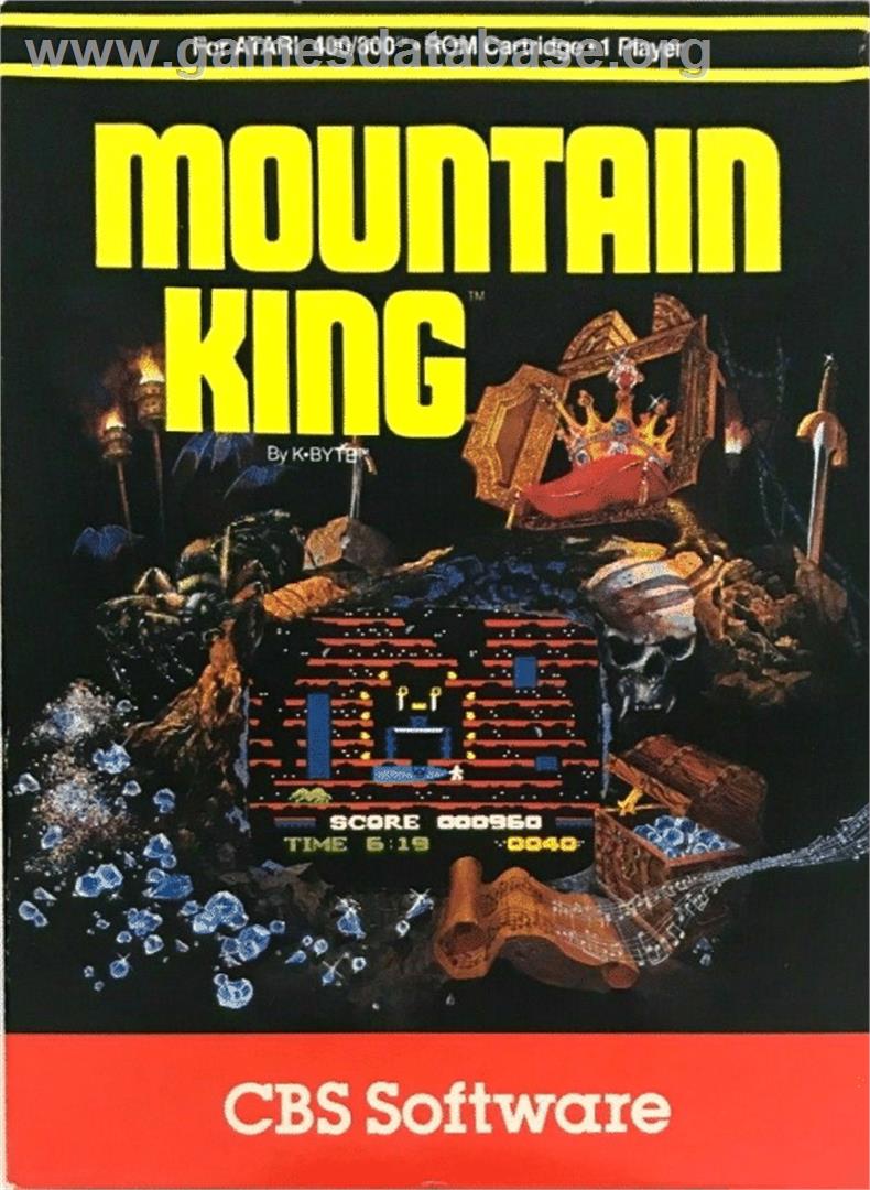 Mountain King - Atari 8-bit - Artwork - Box