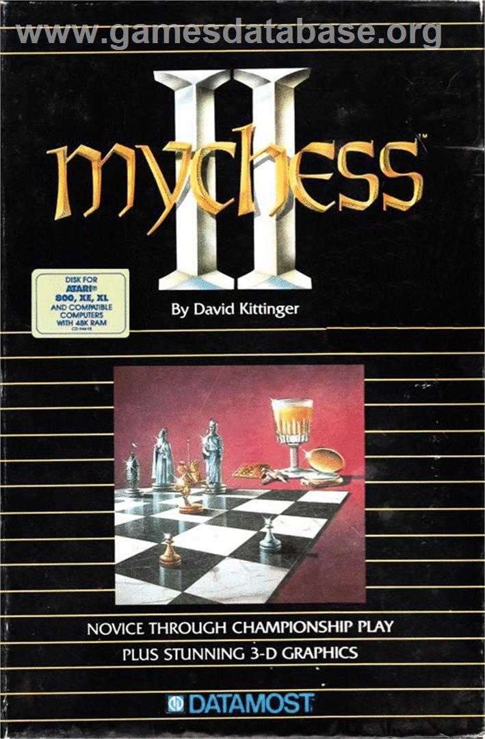 Mychess 2 - Atari 8-bit - Artwork - Box