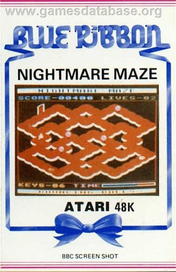Nightmare Maze - Atari 8-bit - Artwork - Box