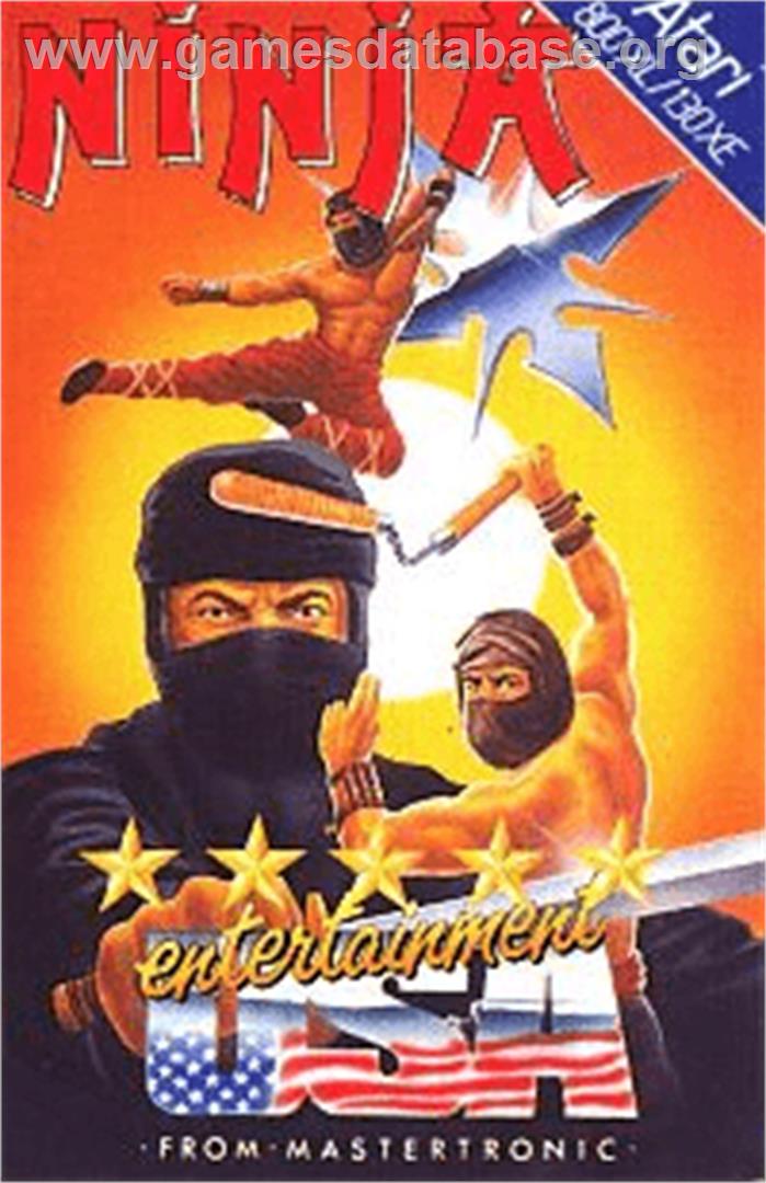 Ninja - Atari 8-bit - Artwork - Box