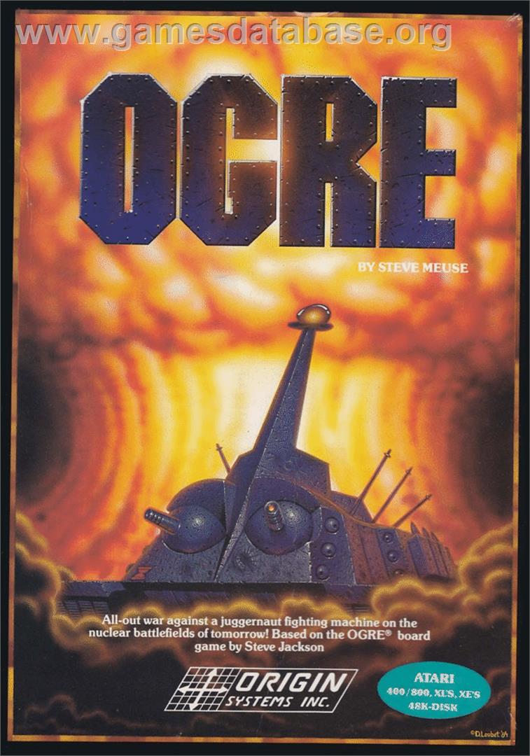 Ogre - Atari 8-bit - Artwork - Box