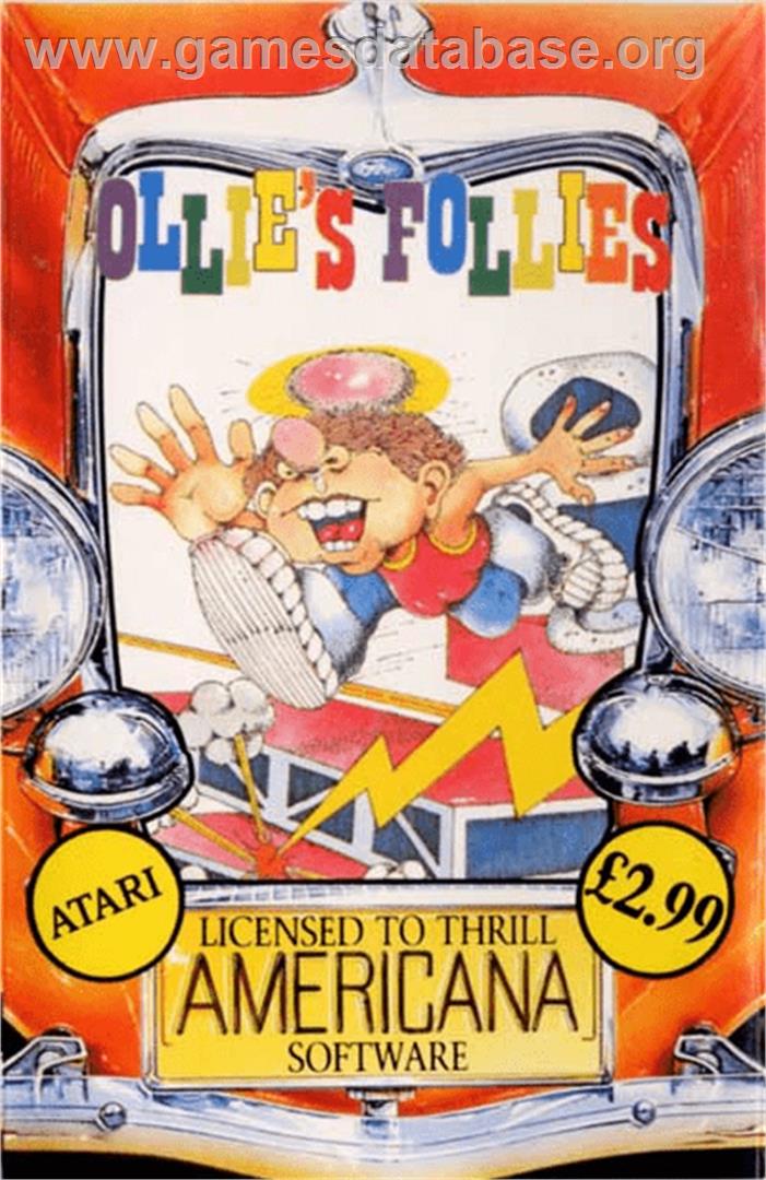 Ollie's Follies - Atari 8-bit - Artwork - Box