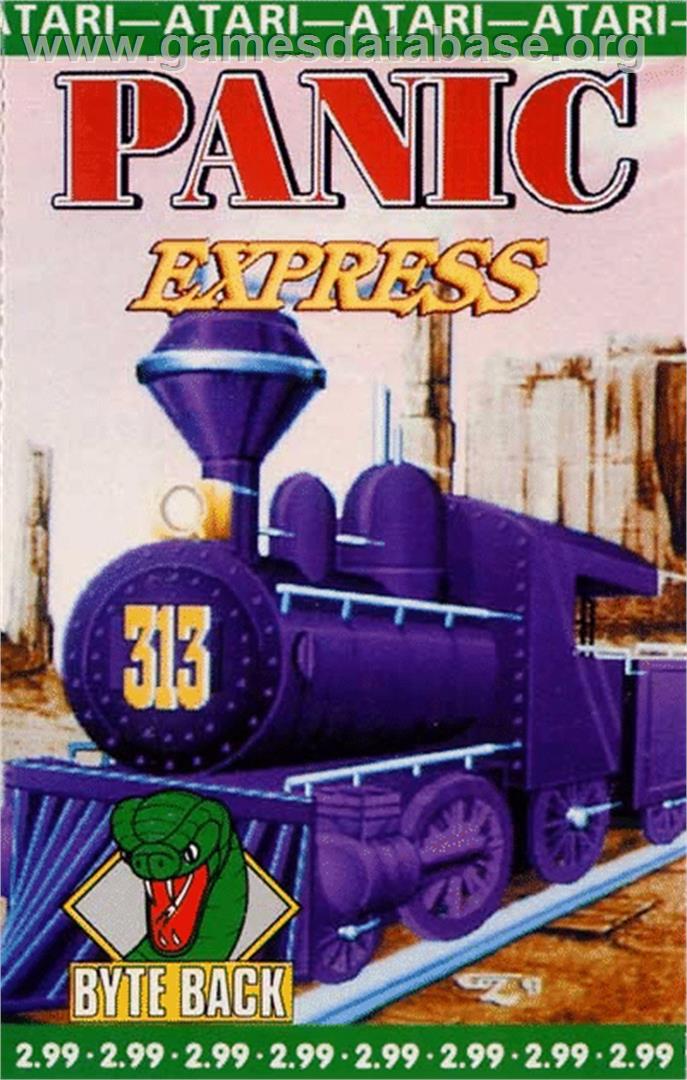 Panic Express - Atari 8-bit - Artwork - Box