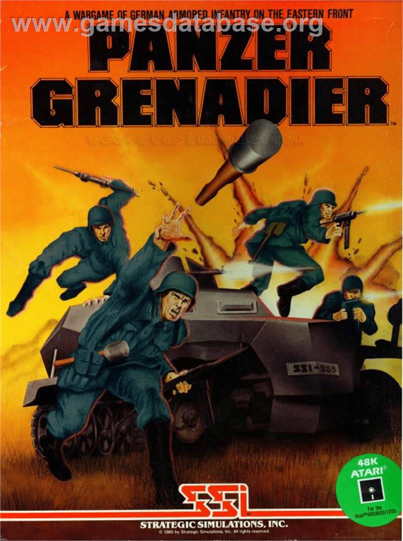 Panzer Grenadier - Atari 8-bit - Artwork - Box