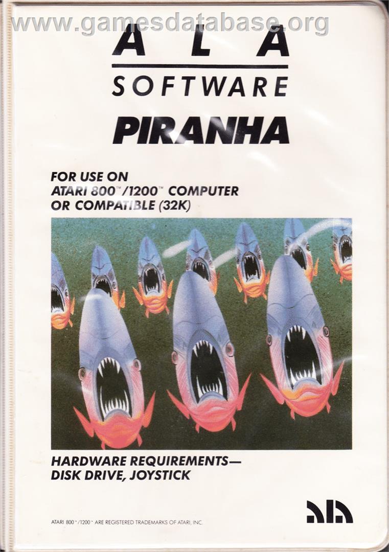 Piranha - Atari 8-bit - Artwork - Box