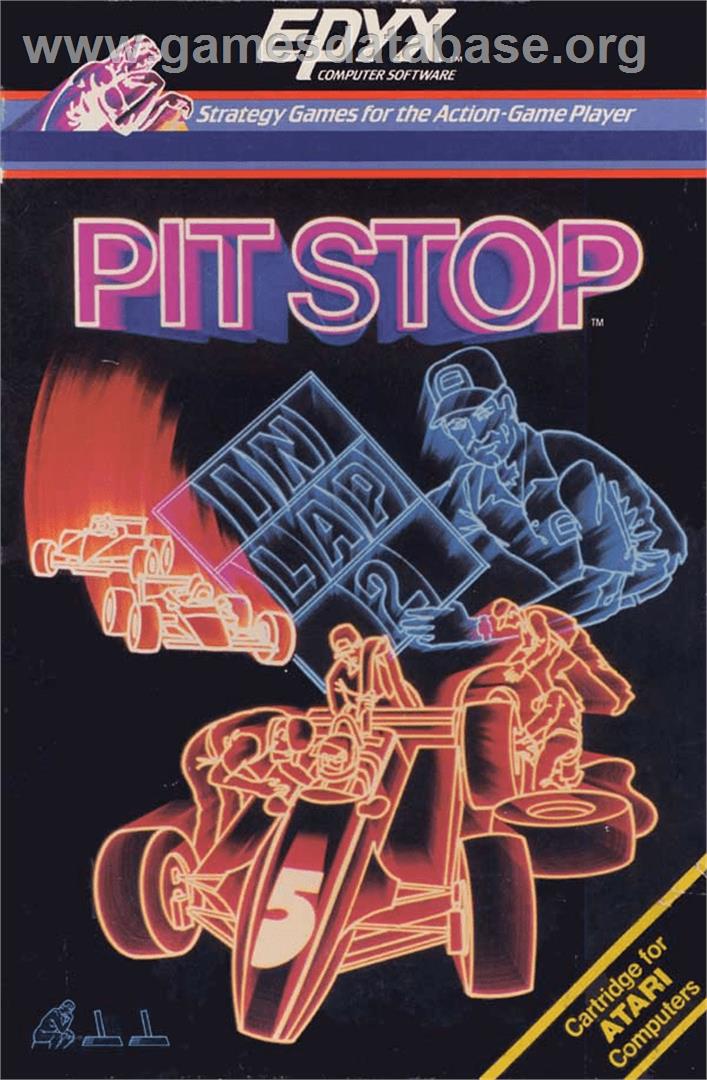 Pitstop - Atari 8-bit - Artwork - Box