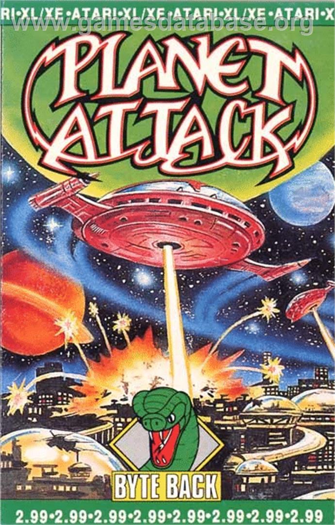 Planet Attack - Atari 8-bit - Artwork - Box