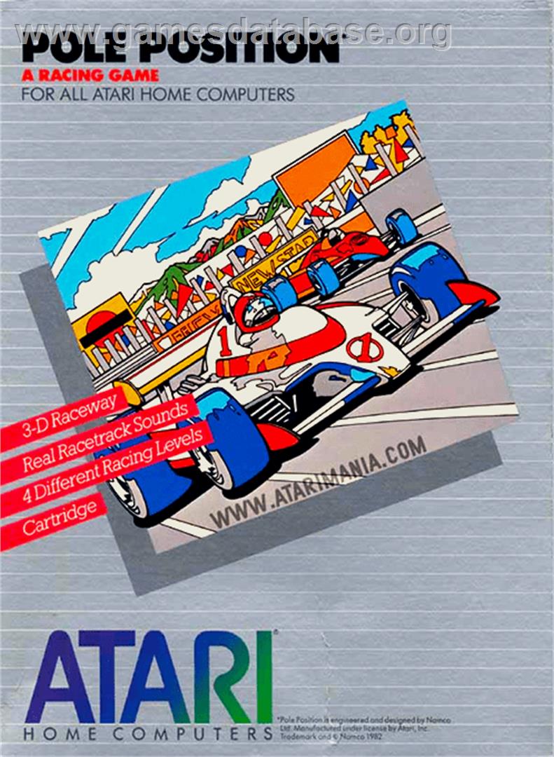 Pole Position - Atari 8-bit - Artwork - Box