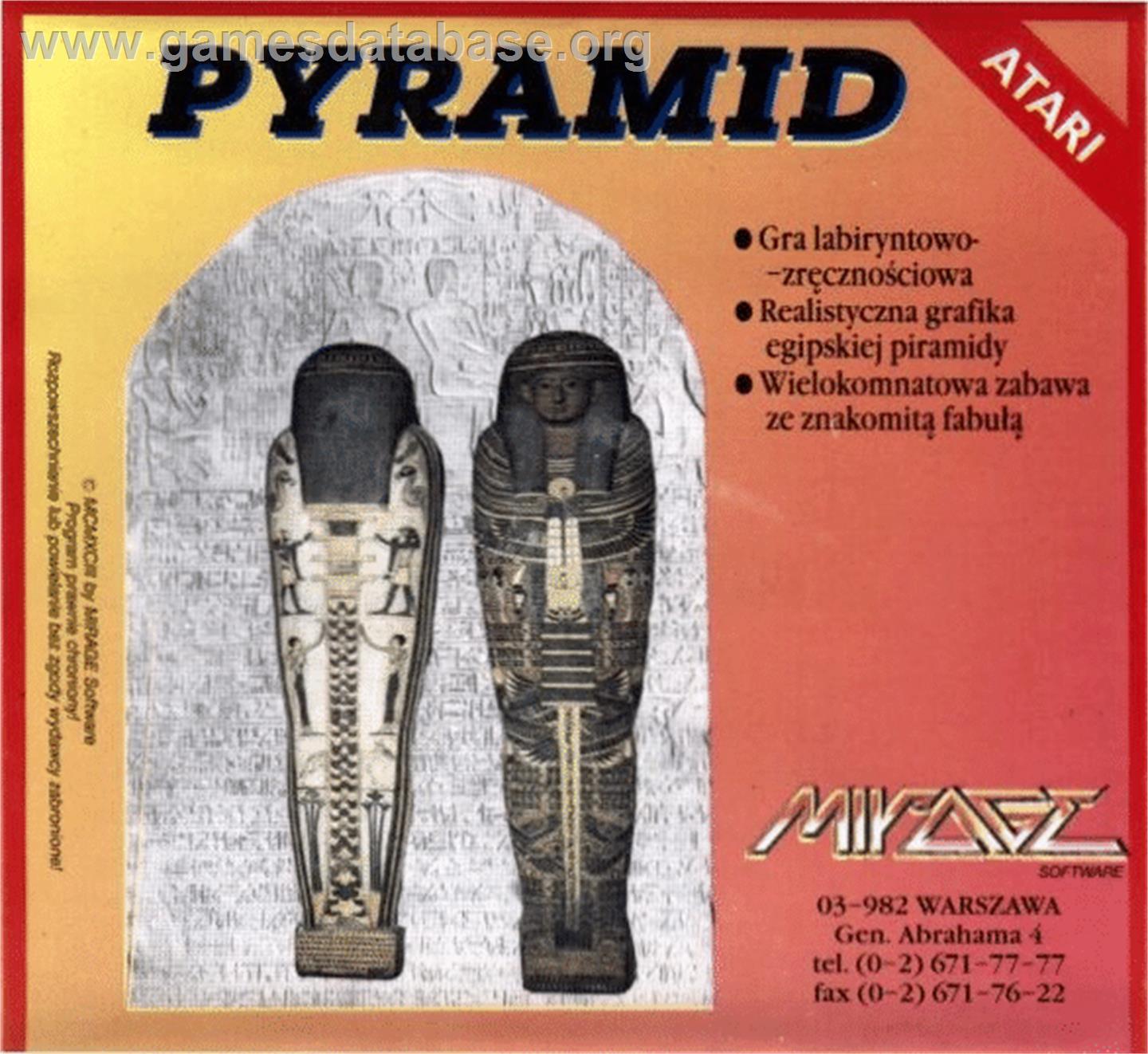 Pyramid - Atari 8-bit - Artwork - Box