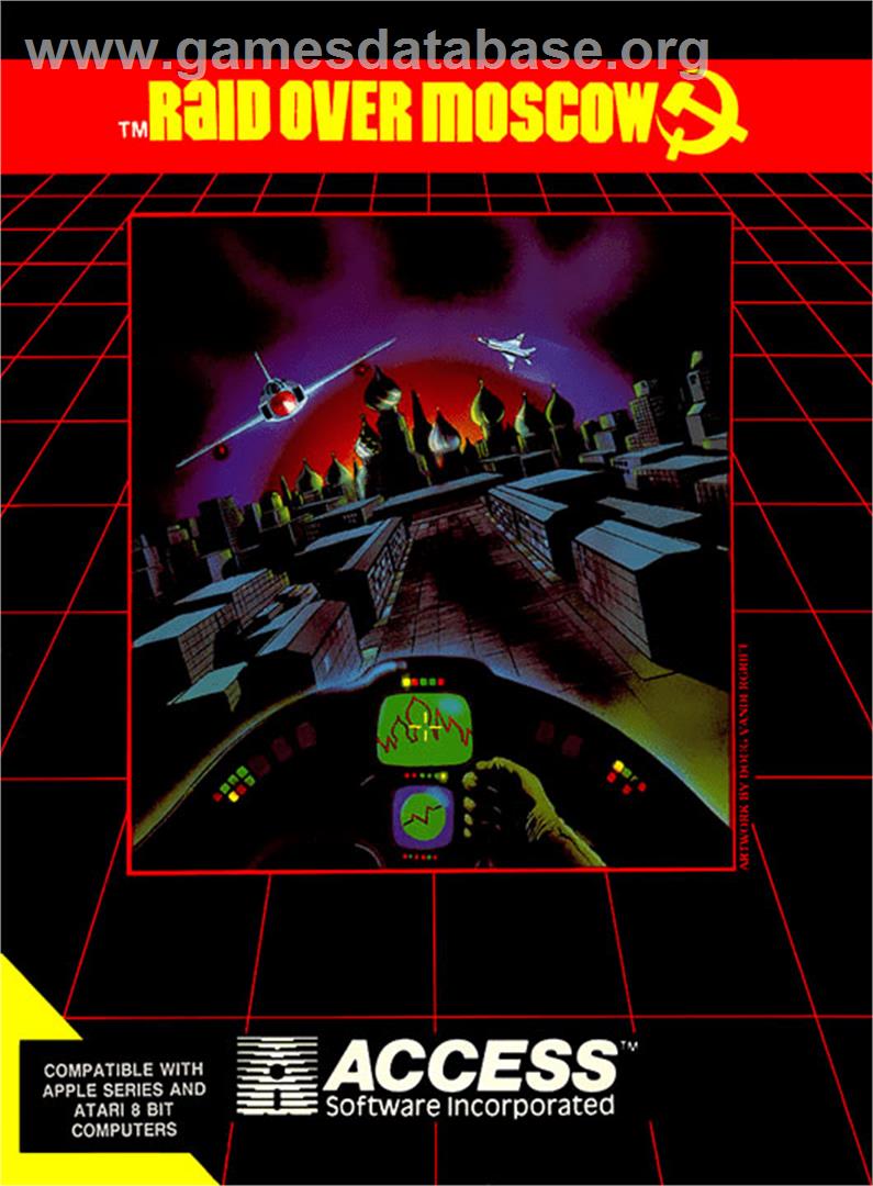 Raid Over Moscow - Atari 8-bit - Artwork - Box