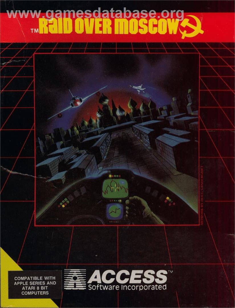 Raid Over Moscow - Atari 8-bit - Artwork - Box