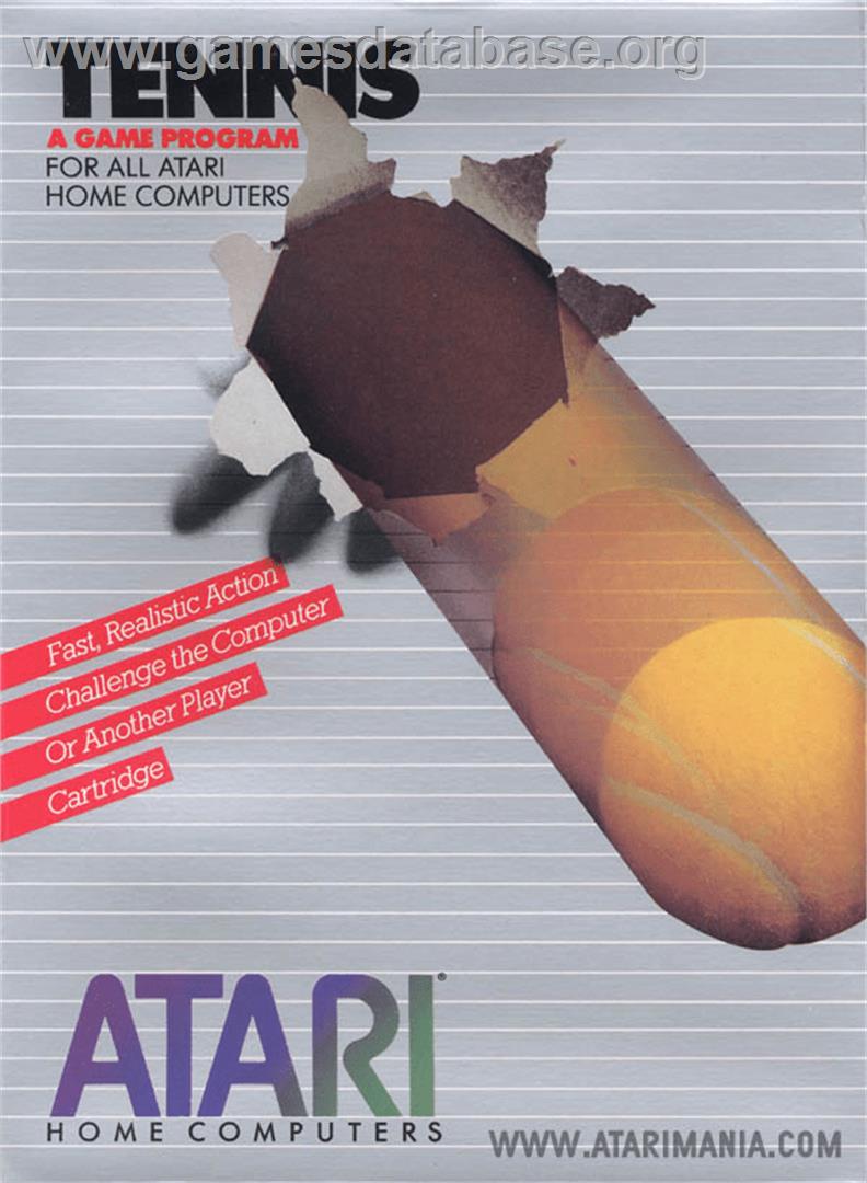 RealSports Tennis - Atari 8-bit - Artwork - Box