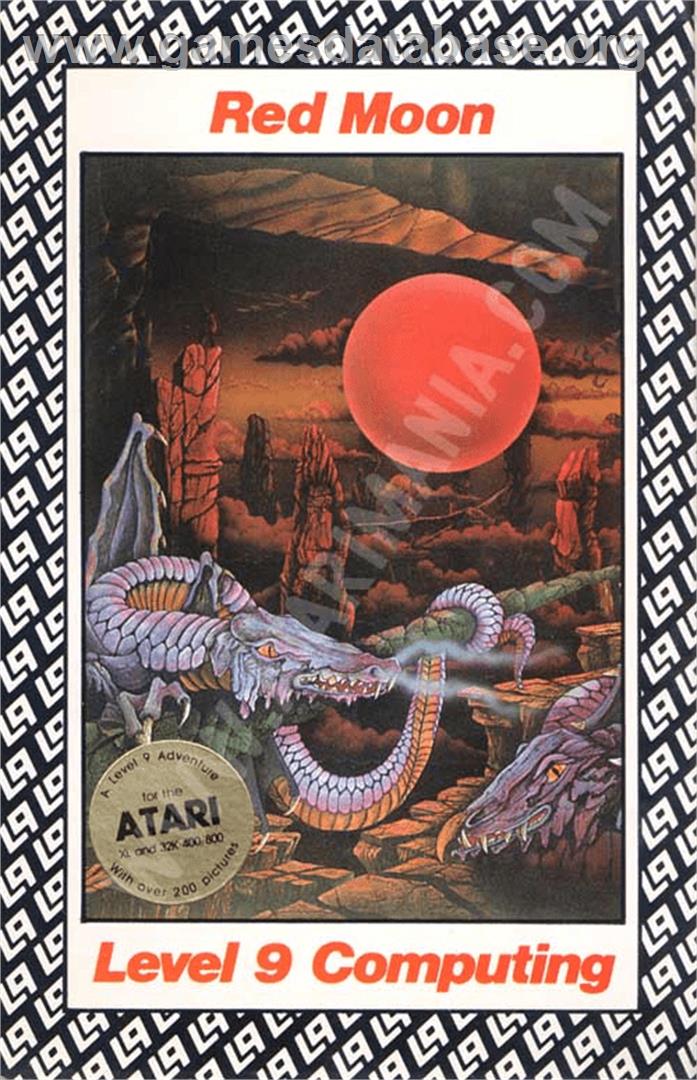 Red Moon - Atari 8-bit - Artwork - Box