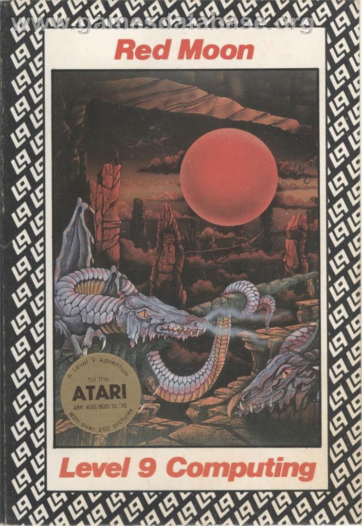 Red Moon - Atari 8-bit - Artwork - Box
