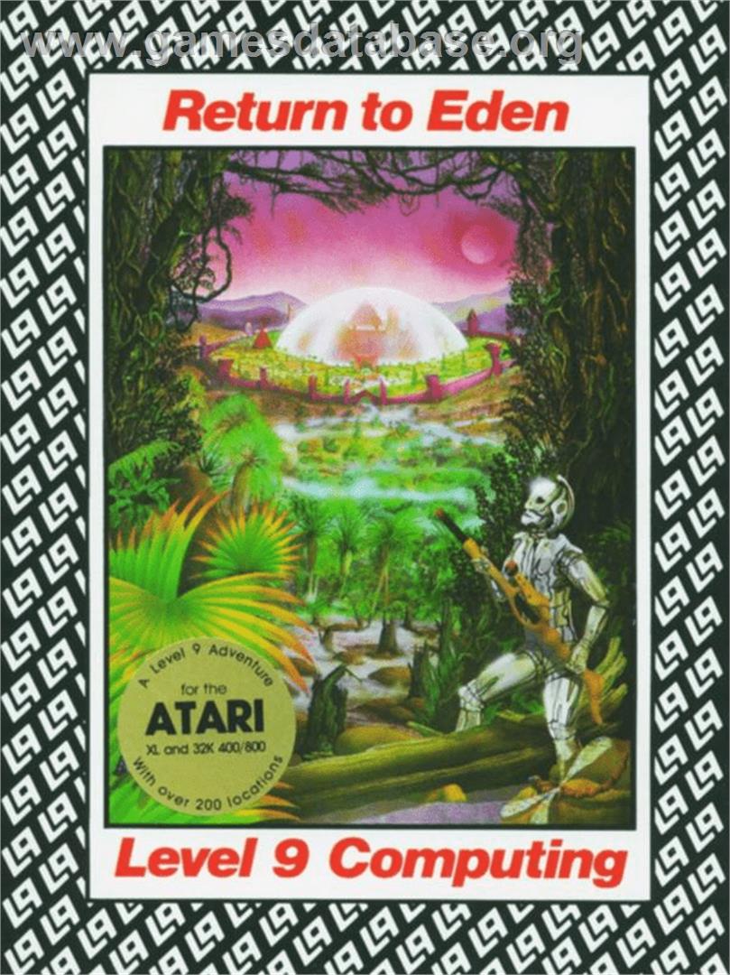 Return to Eden - Atari 8-bit - Artwork - Box