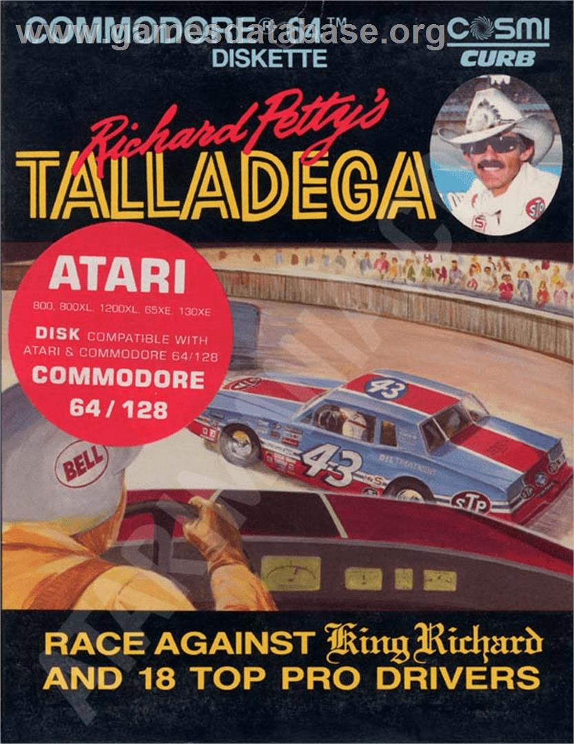 Richard Petty's Talladega - Atari 8-bit - Artwork - Box
