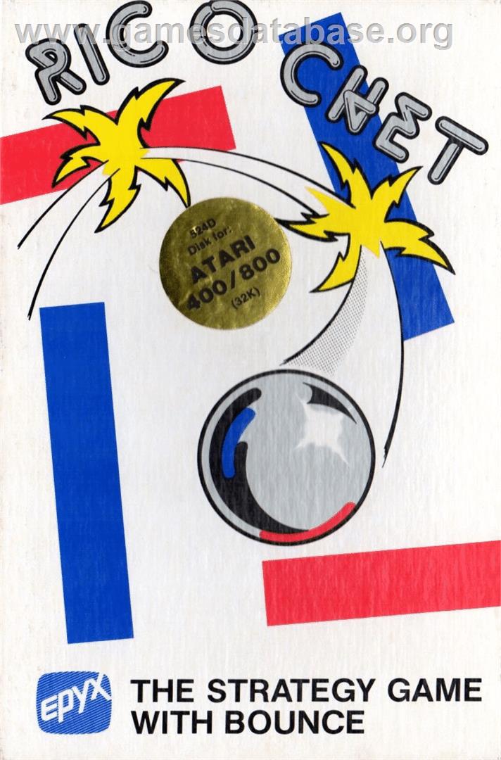 Ricochet - Atari 8-bit - Artwork - Box