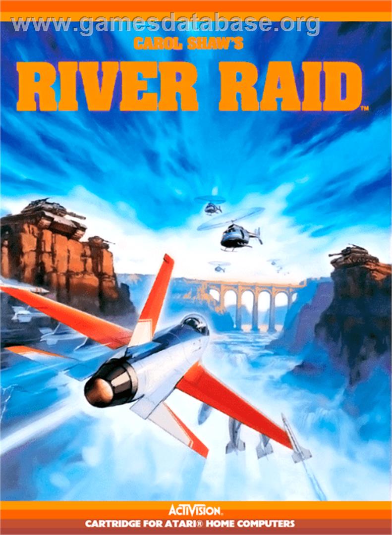 River Raid - Atari 8-bit - Artwork - Box