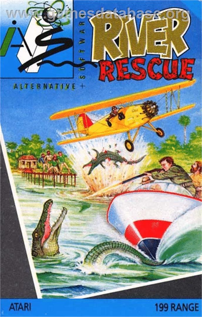 River Rescue - Atari 8-bit - Artwork - Box