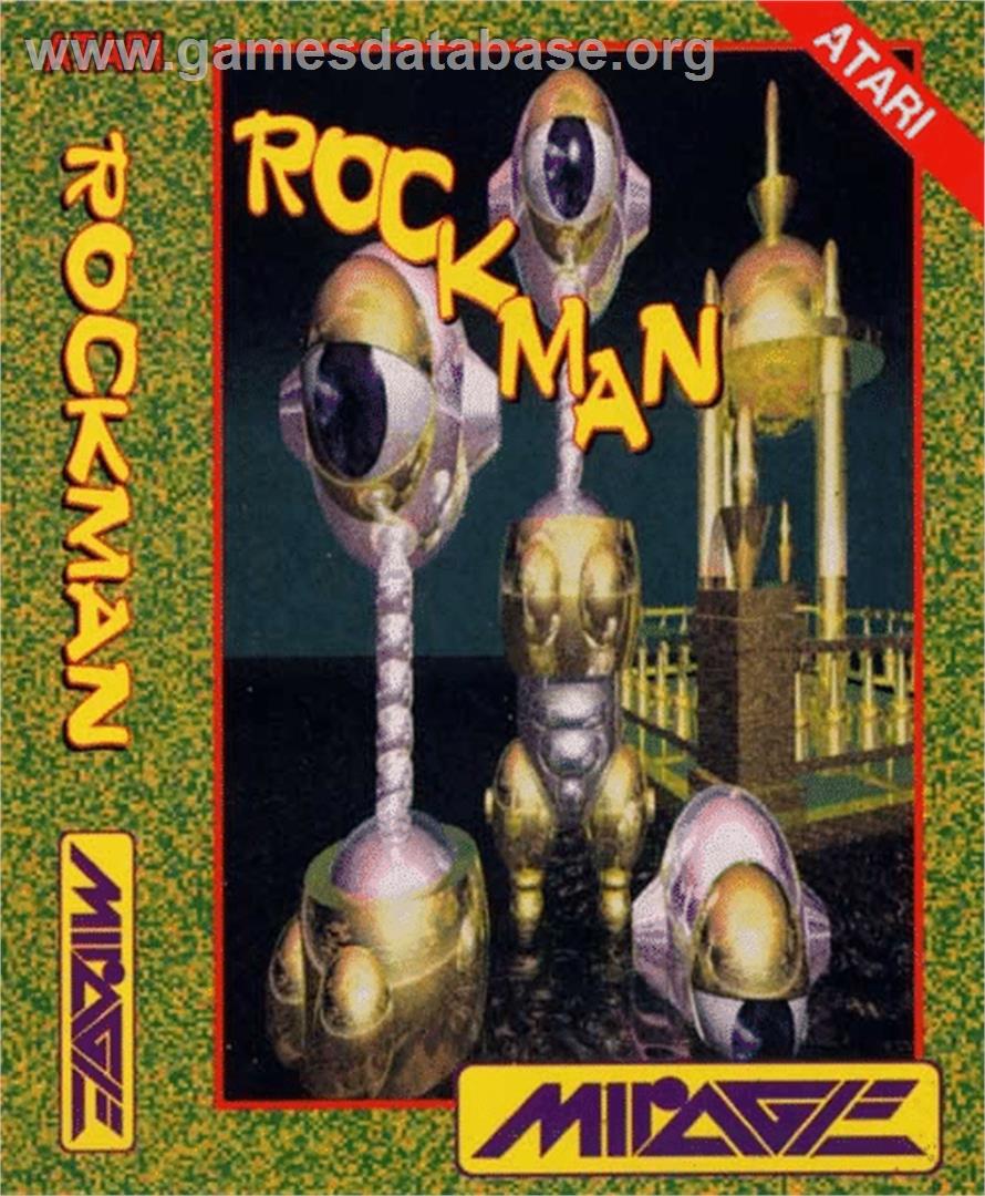 Rockman - Atari 8-bit - Artwork - Box