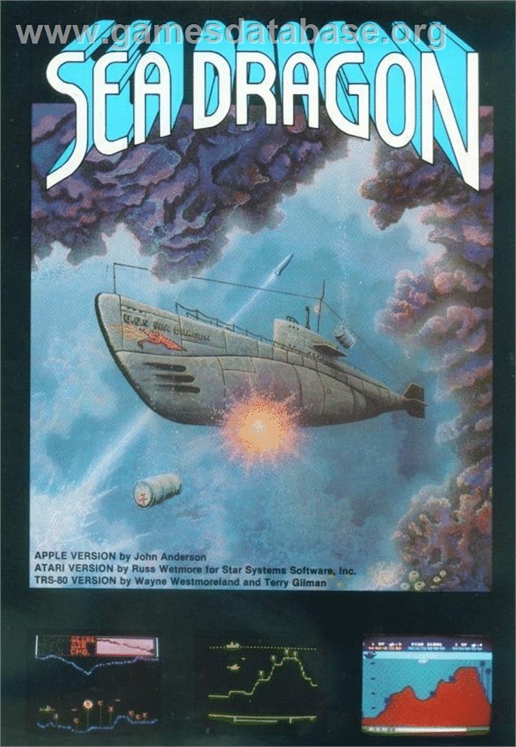 Sea Dragon - Atari 8-bit - Artwork - Box