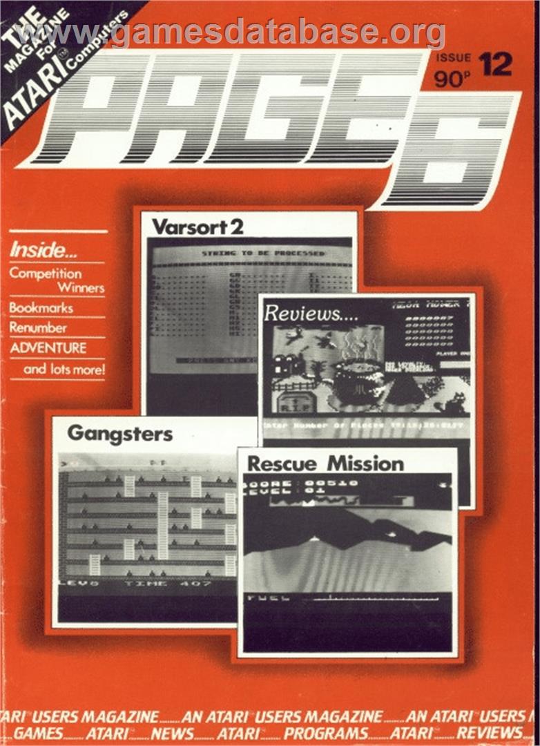 Secret Mission - Atari 8-bit - Artwork - Box