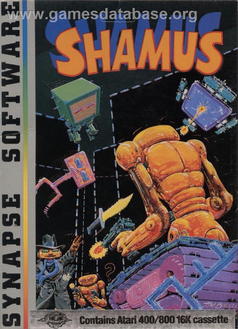 Shamus - Atari 8-bit - Artwork - Box