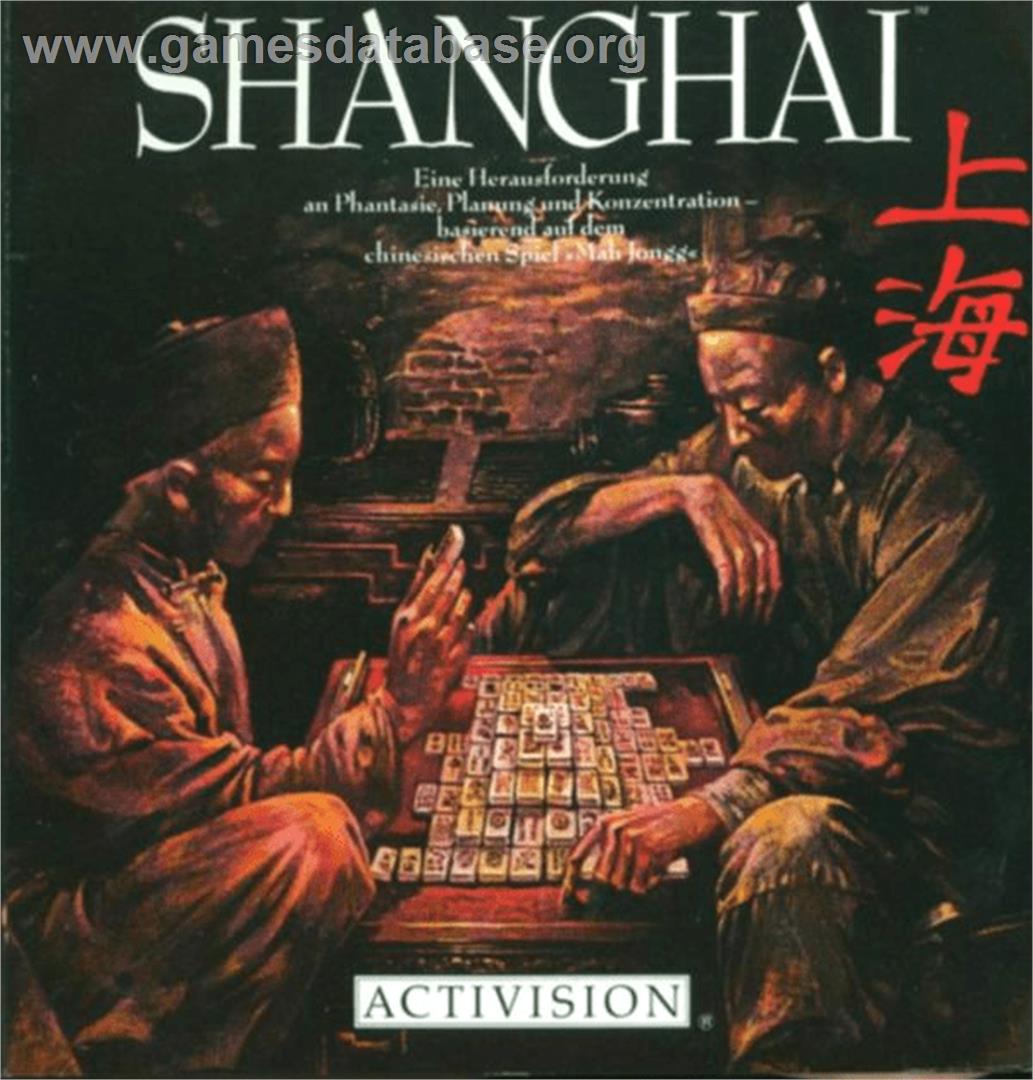 Shanghai - Atari 8-bit - Artwork - Box