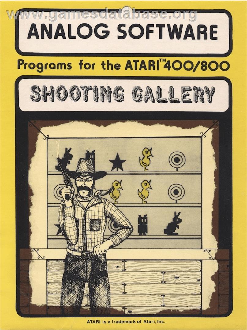 Shooting Gallery - Atari 8-bit - Artwork - Box