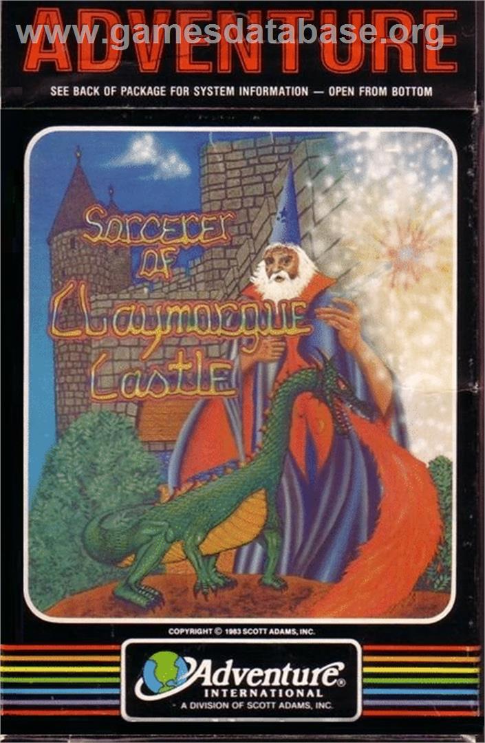 Sorcerer Of Claymorgue Castle - Atari 8-bit - Artwork - Box