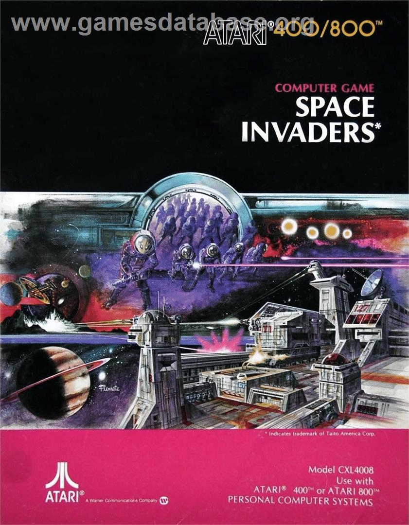 Space Invaders - Atari 8-bit - Artwork - Box