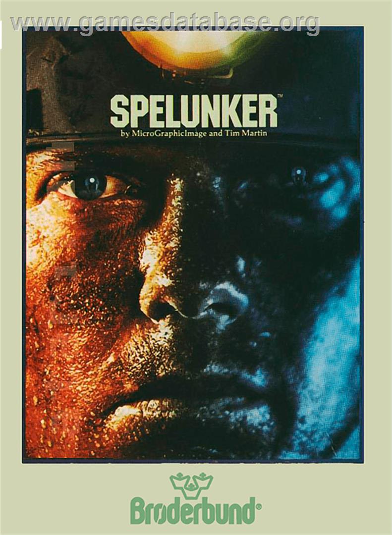 Spelunker - Atari 8-bit - Artwork - Box