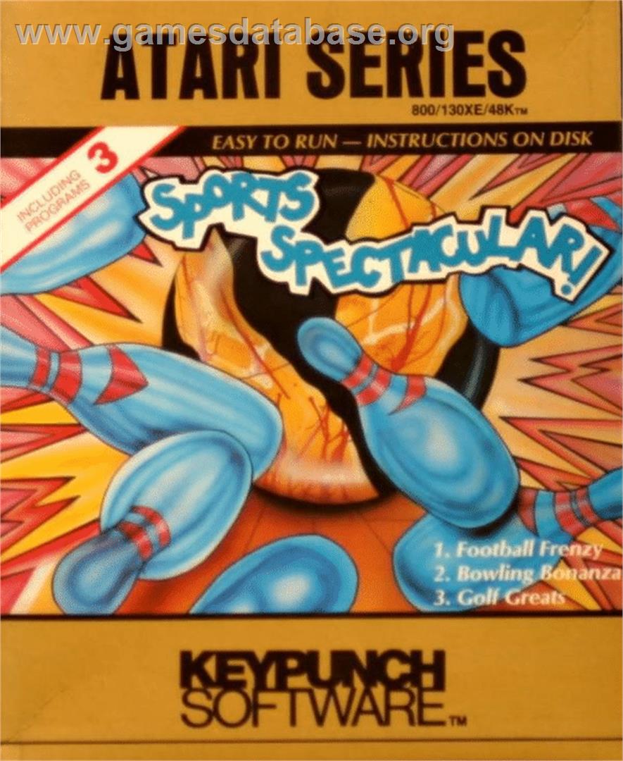Sports Spectacular - Atari 8-bit - Artwork - Box