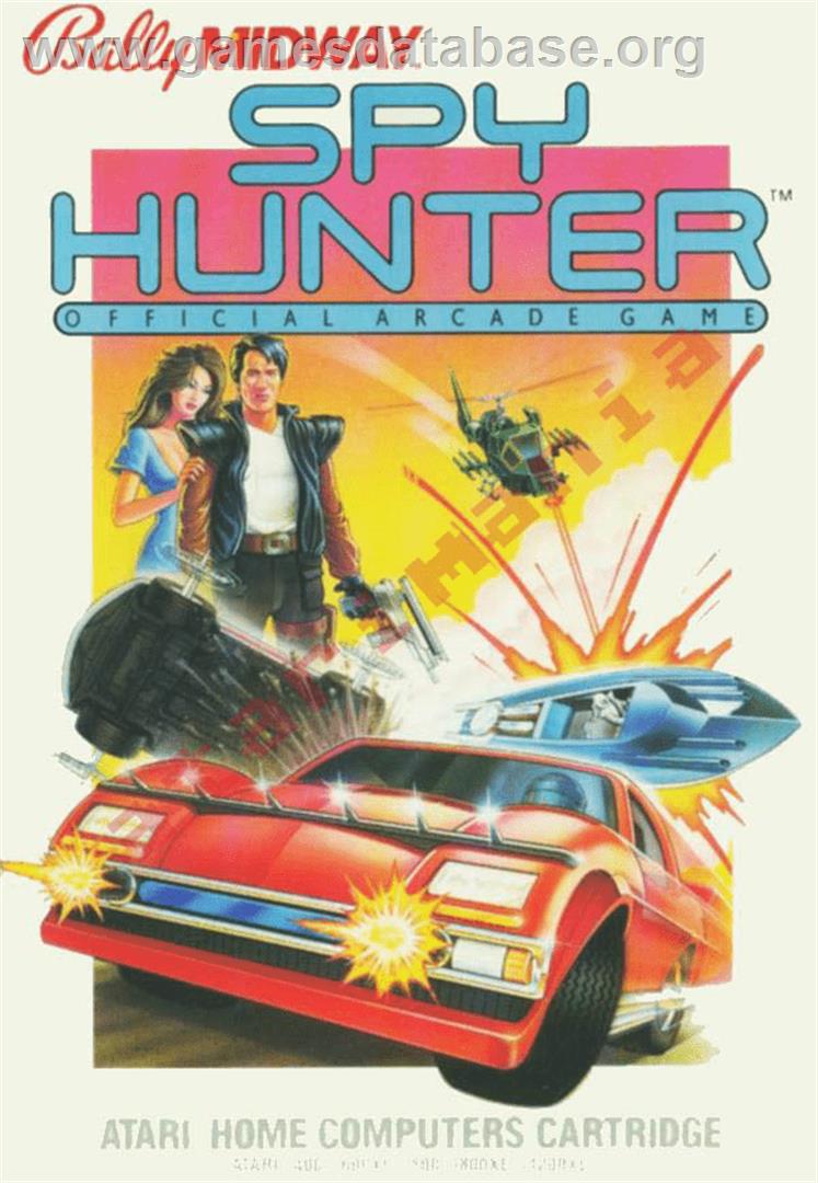 Spy Hunter - Atari 8-bit - Artwork - Box