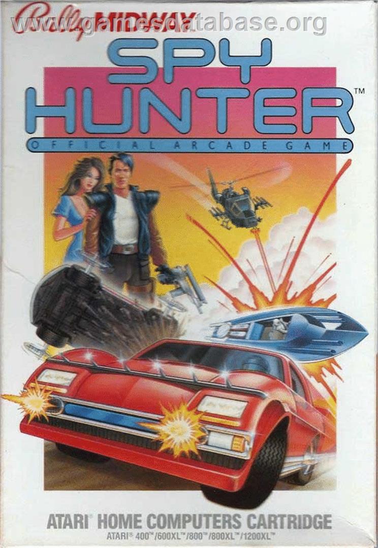 Spy Hunter - Atari 8-bit - Artwork - Box