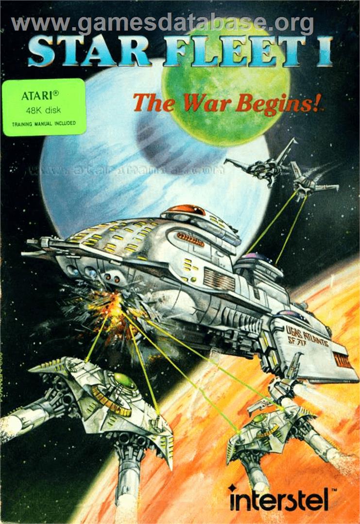 Star Fleet I: The War Begins - Atari 8-bit - Artwork - Box