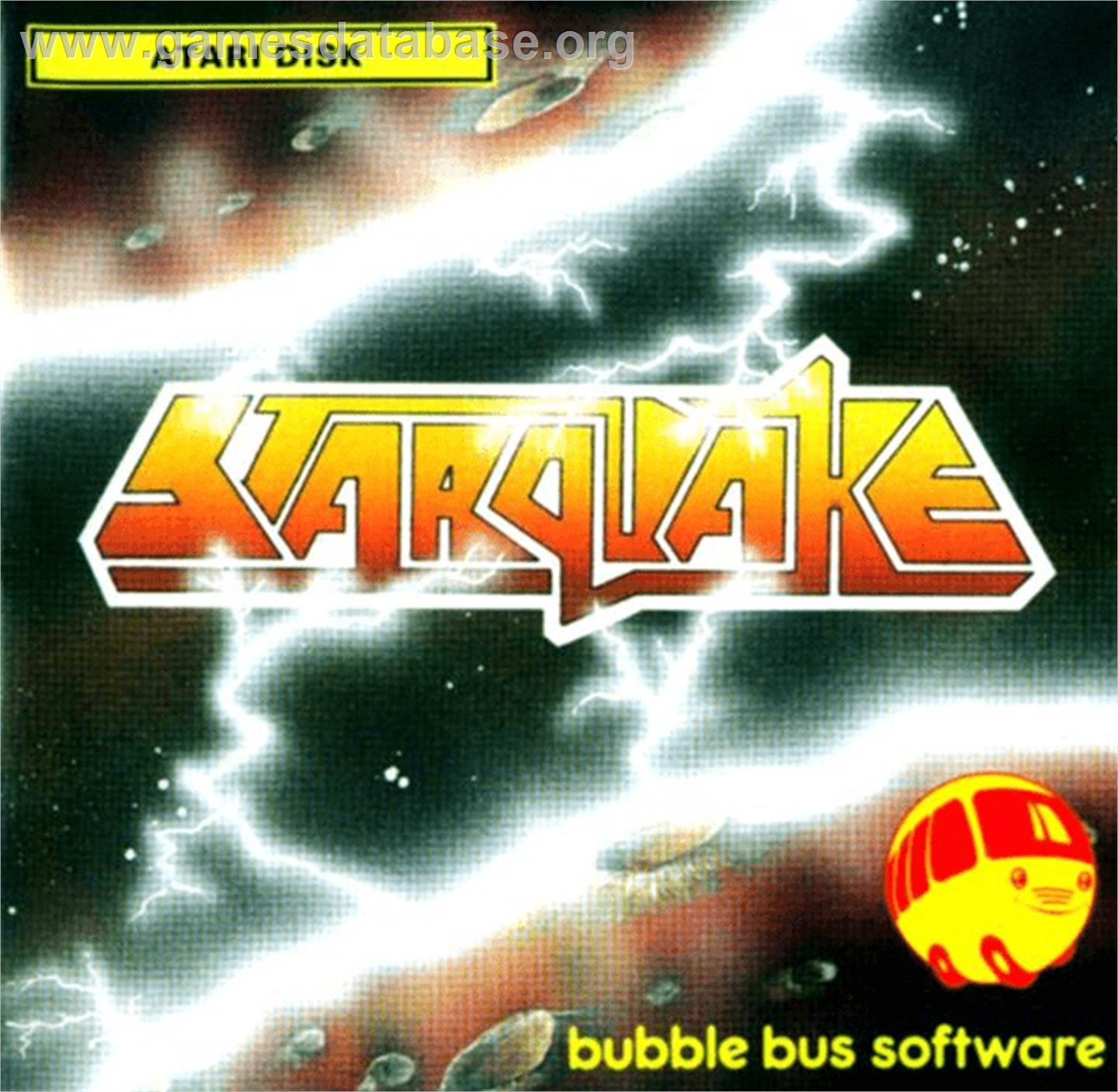 Star Quake - Atari 8-bit - Artwork - Box