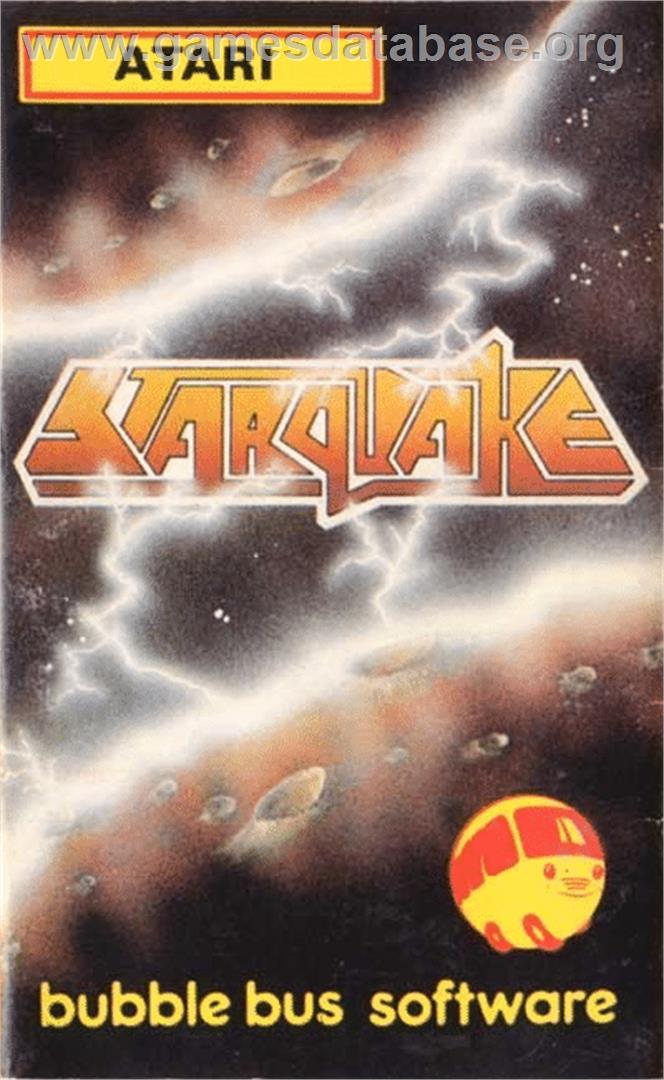 Starquake - Atari 8-bit - Artwork - Box