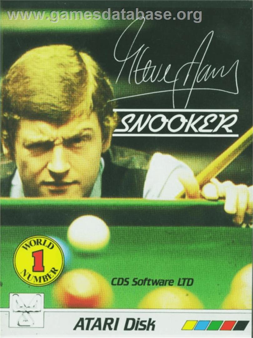 Steve Davis Snooker - Atari 8-bit - Artwork - Box