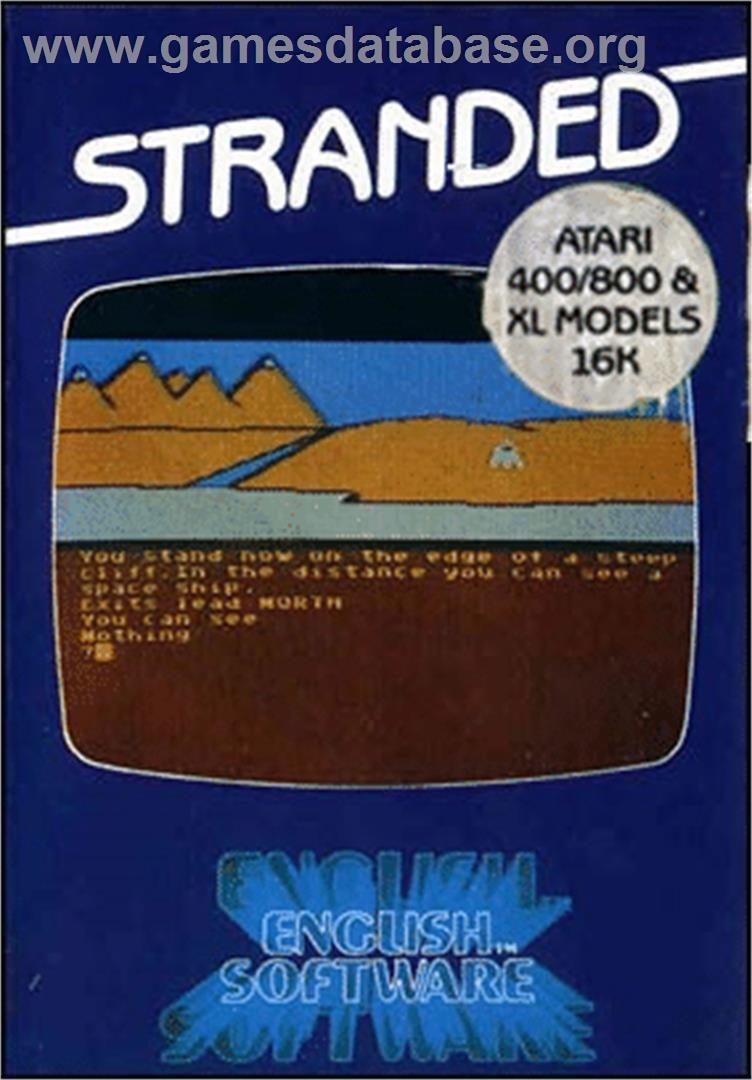 Stranded - Atari 8-bit - Artwork - Box