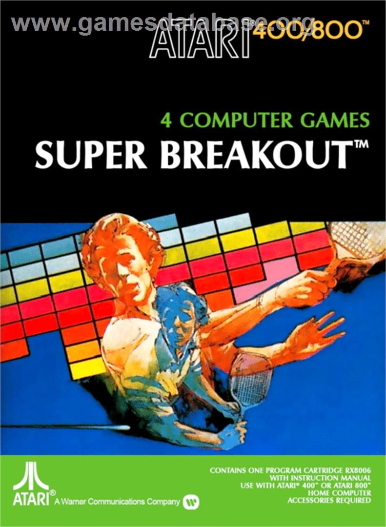 Super Breakout - Atari 8-bit - Artwork - Box