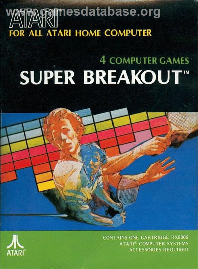 Super Breakout - Atari 8-bit - Artwork - Box