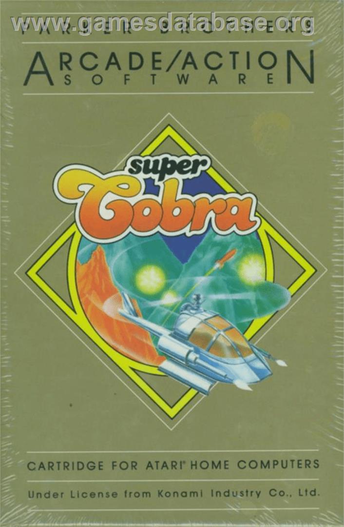 Super Cobra - Atari 8-bit - Artwork - Box