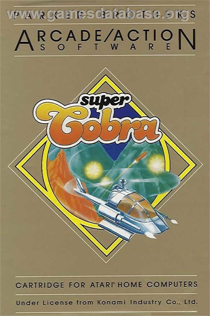 Super Cobra - Atari 8-bit - Artwork - Box