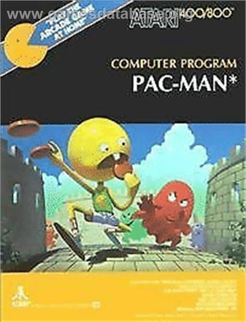 Super Pac-Man - Atari 8-bit - Artwork - Box