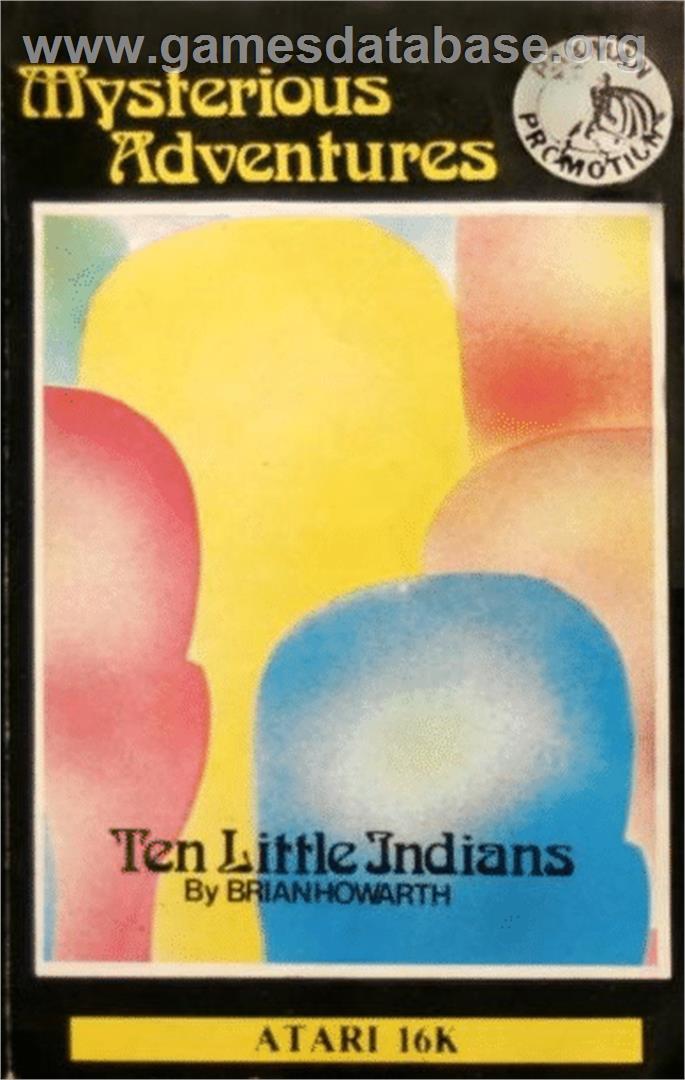 Ten Little Indians - Atari 8-bit - Artwork - Box