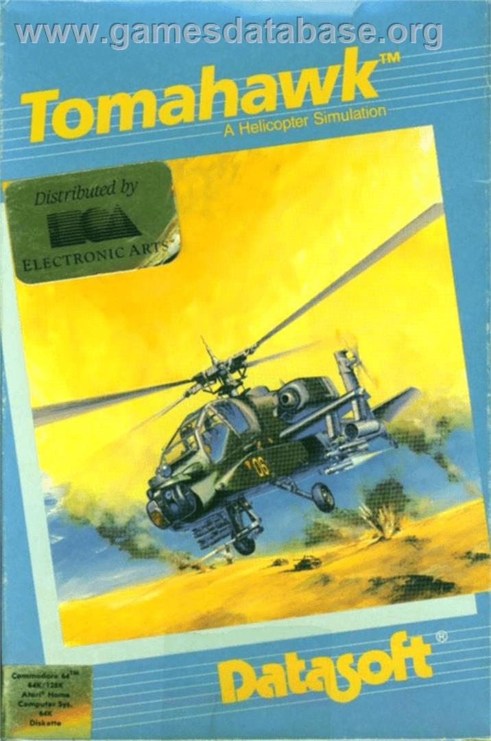 Tomahawk - Atari 8-bit - Artwork - Box