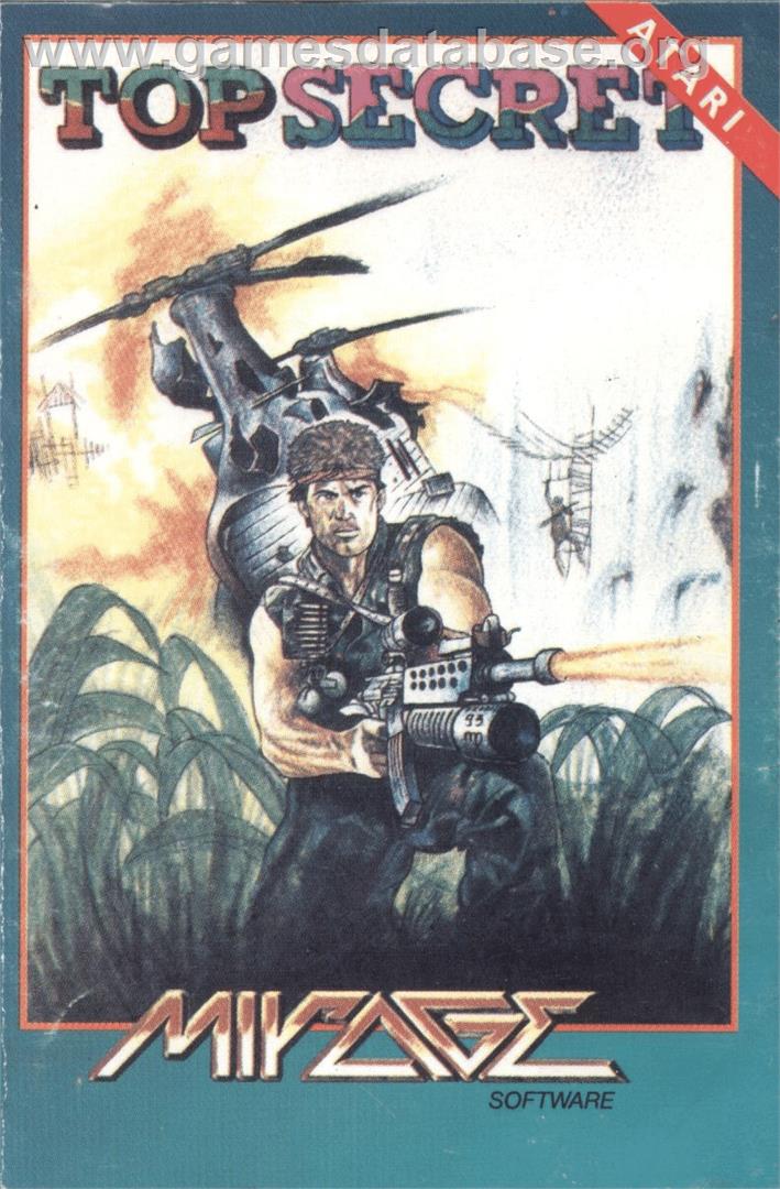 Top Secret - Atari 8-bit - Artwork - Box
