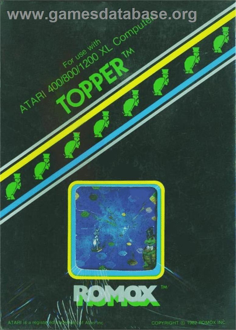 Topper - Atari 8-bit - Artwork - Box