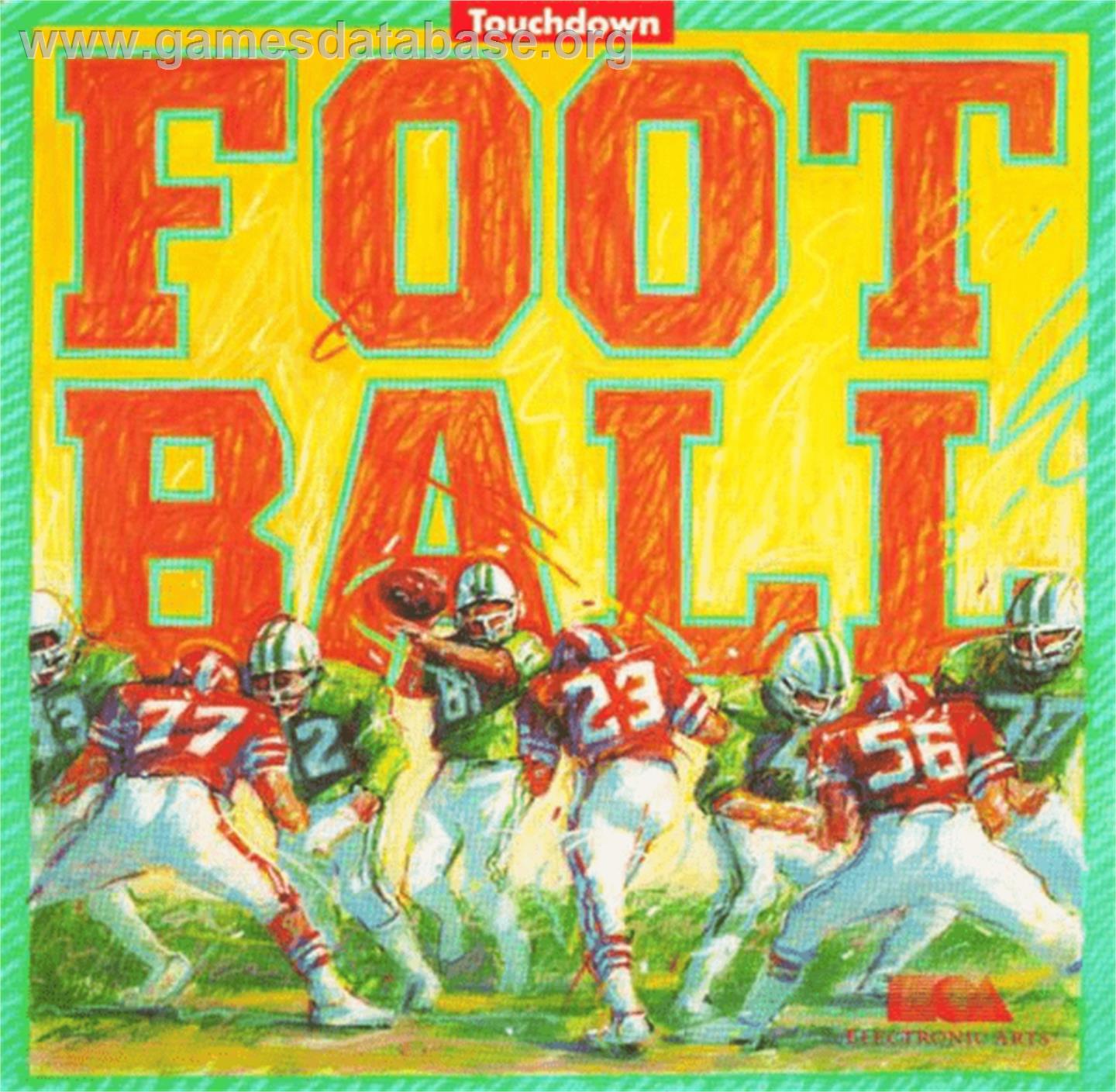 Touchdown Football - Atari 8-bit - Artwork - Box